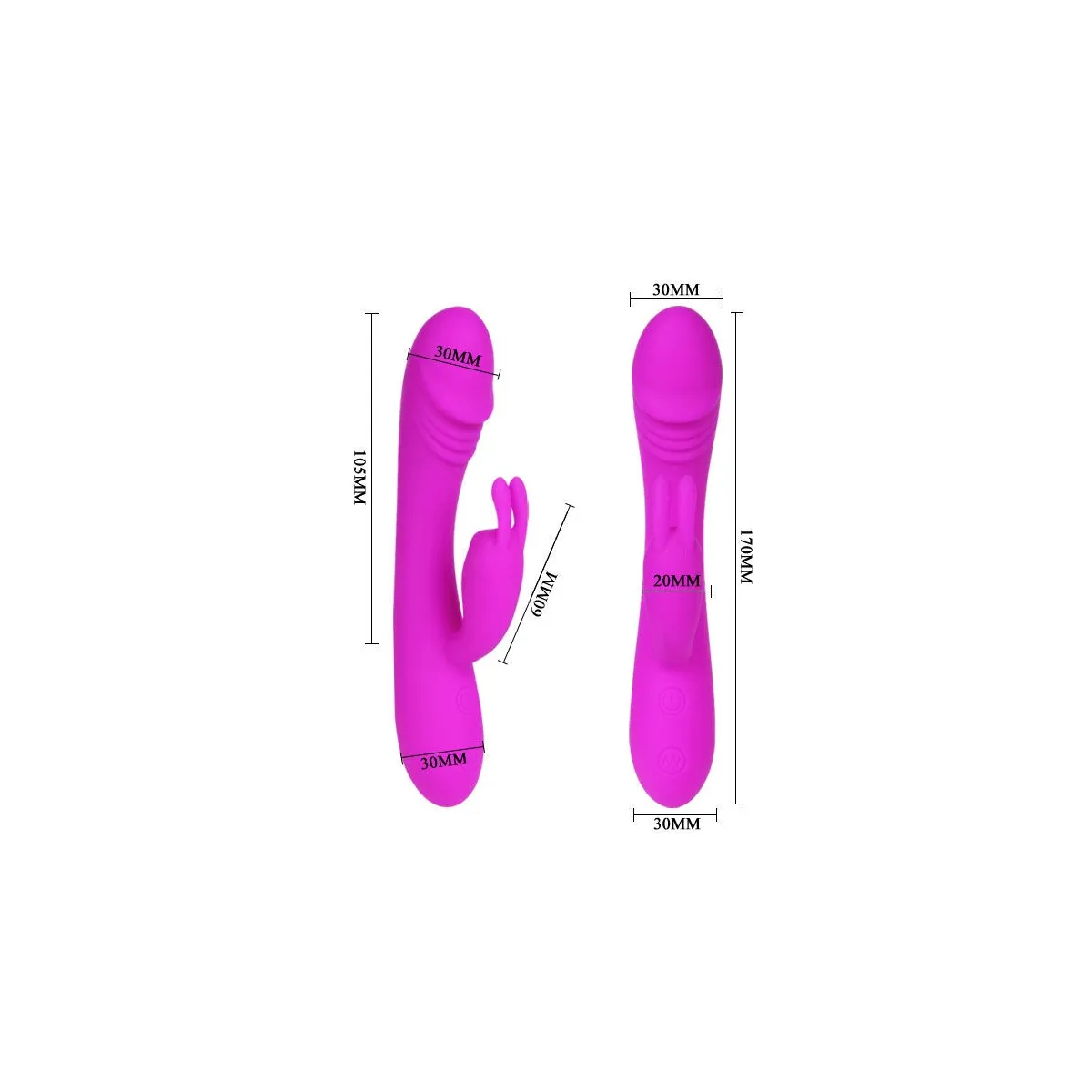 Smart Vibrator mit Rabbit 30 Hunter-Modi von Pretty Love Smart | Fesselliebe.de