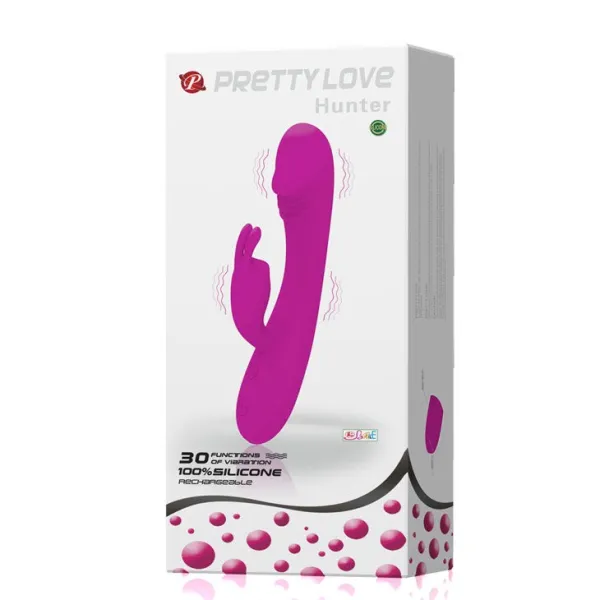 Smart Vibrator mit Rabbit 30 Hunter-Modi von Pretty Love Smart | Fesselliebe.de