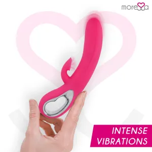 Dustin Klitoris-Saug- und Kraftvolle Vibration, Premium-Silikon, wiederaufladbar von Moressa