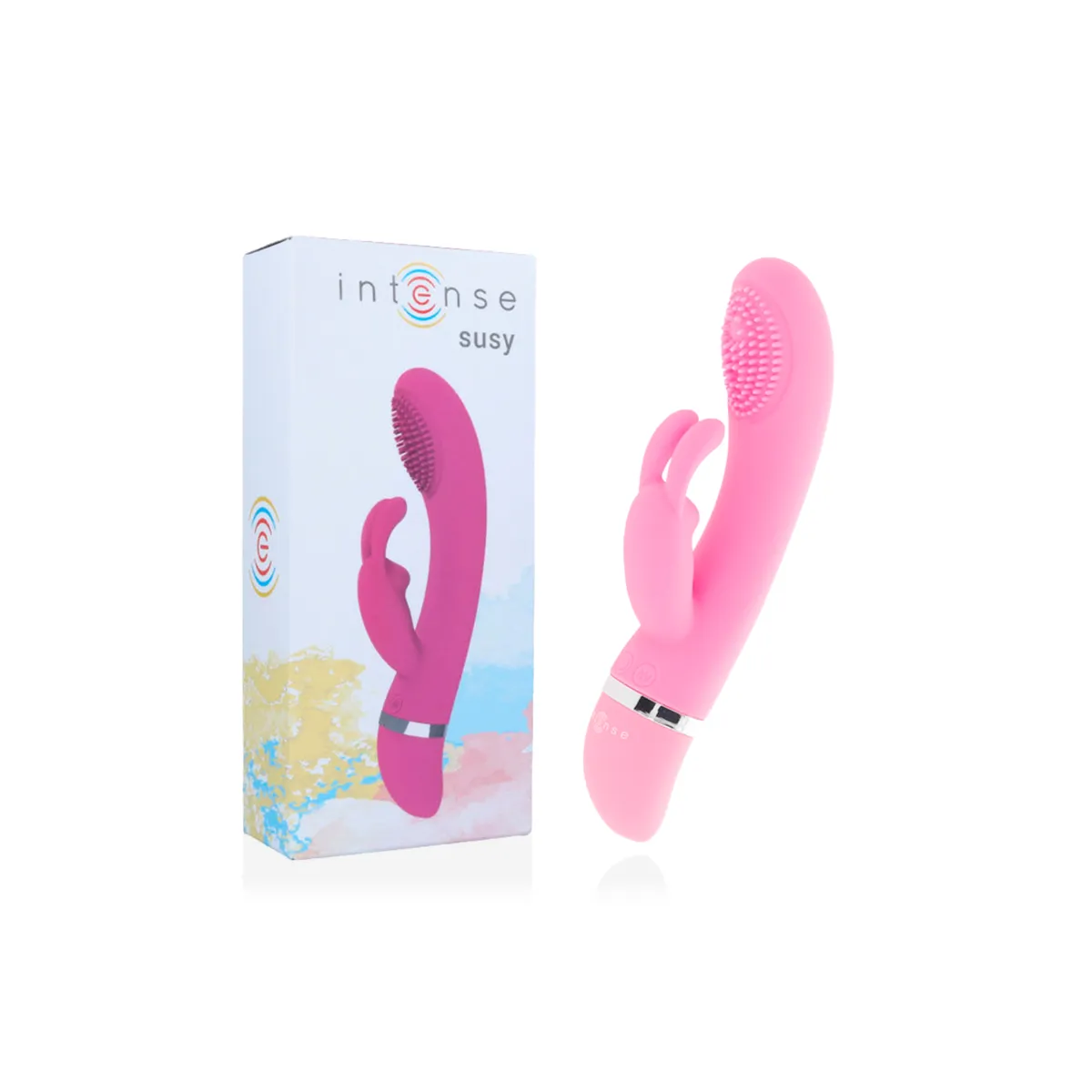 Susy Oszillierender Vibrator aus Silikon Rabbit Rosa von Intense Fun | Fesselliebe.de