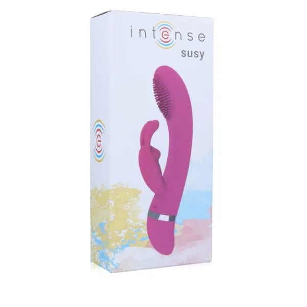 Susy Oszillierender Vibrator aus Silikon Rabbit Rosa von Intense Fun | Fesselliebe.de