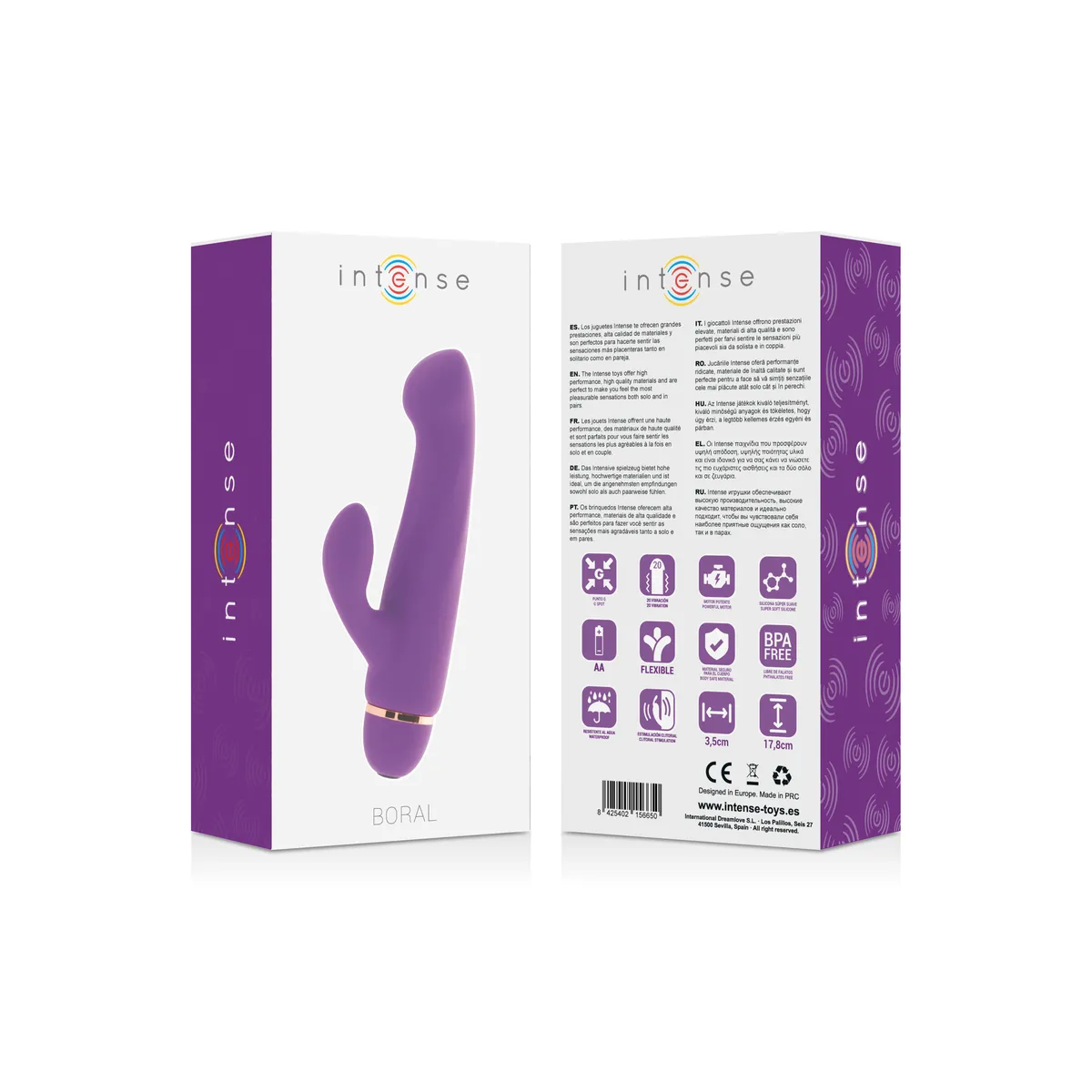 Boral 20 Geschwindigkeiten Silikonflieder von Intense Fun | Fesselliebe.de