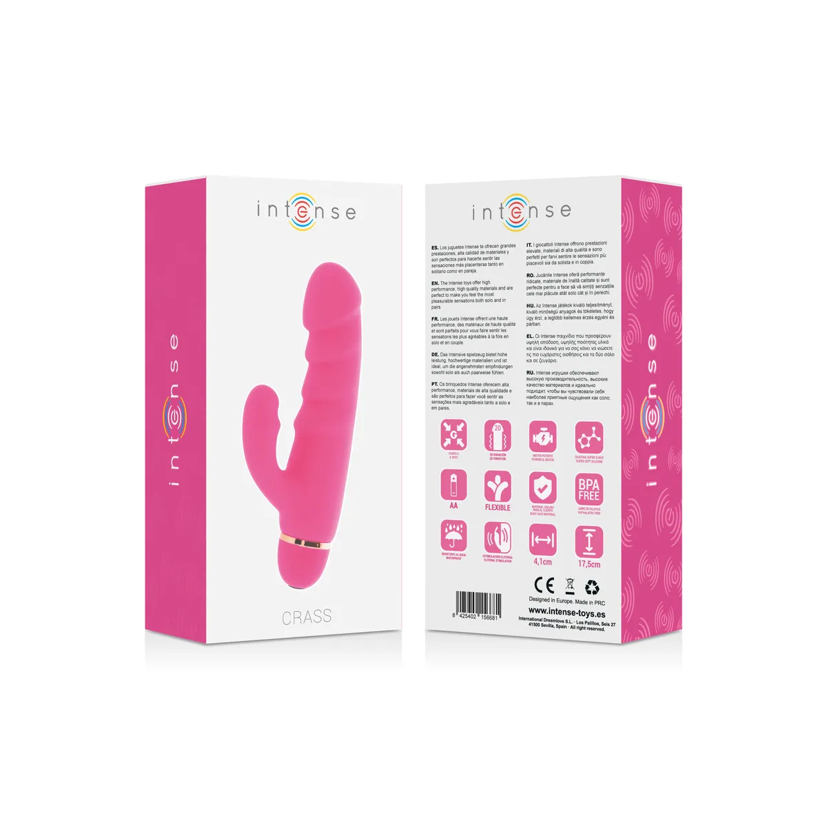 Krases 20 Geschwindigkeiten Silikon Rosa von Intense Fun | Fesselliebe.de