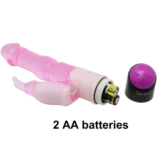 Waves Of Pleasure Fantasy Vibrator mit Rabbit 23 cm von Baile Vibrators | Fesselliebe.de