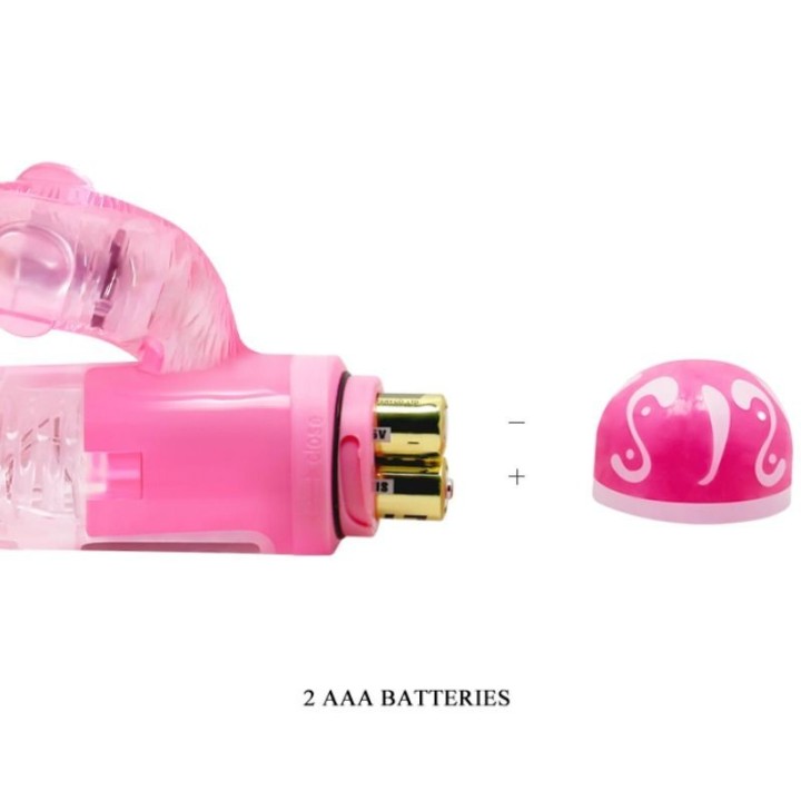 Multispeedvibrator mit Rosa Stimulator von Baile Vibrators | Fesselliebe.de