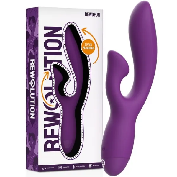 Rewofun Flexibler Vibrator mit Rabbit von Rewolution | Fesselliebe.de