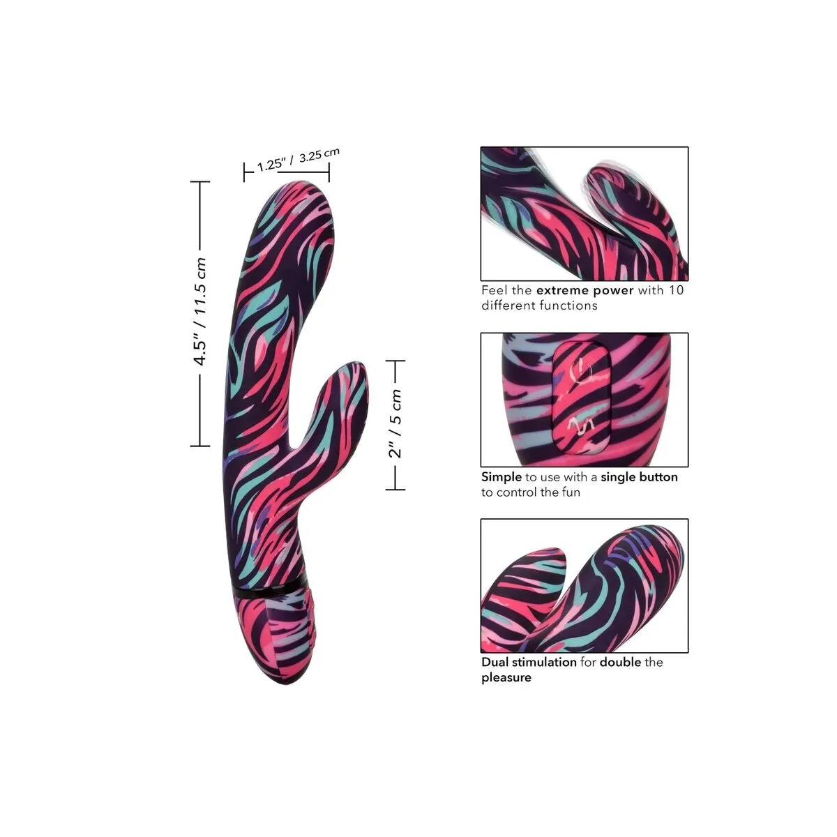 Menage A Moi Dual Wand Vibrator von Calexotics | Fesselliebe.de