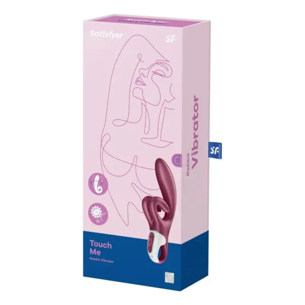 Touch Me Rabbit Vibration Rot von Satisfyer Vibrator | Fesselliebe.de