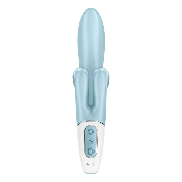 Touch Me Rabbit Vibration Blau von Satisfyer Vibrator | Fesselliebe.de