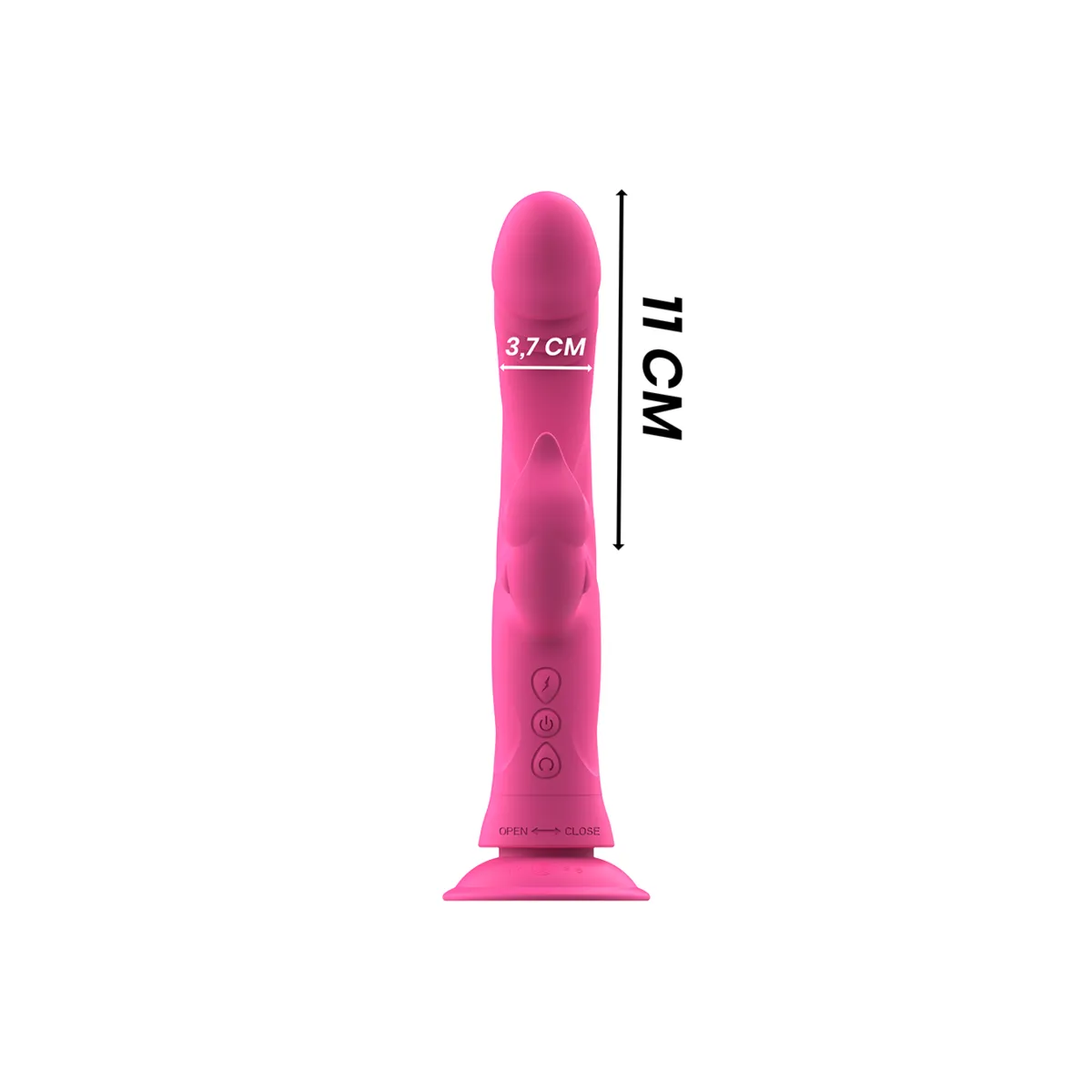 Julio Rabbit Vibrator Rosa Silikon von Intense Fun | Fesselliebe.de