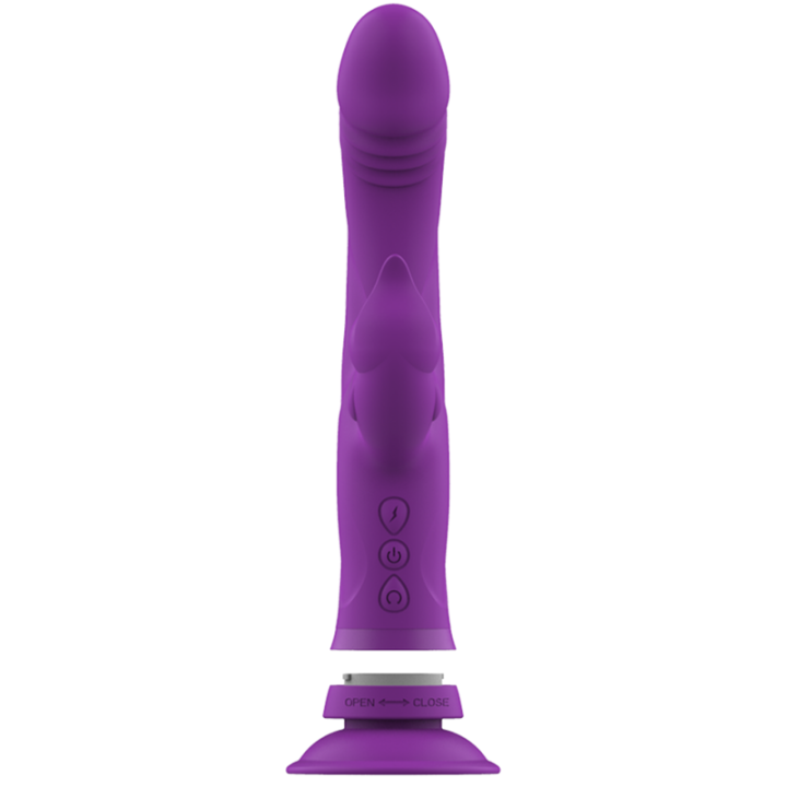 Casanova Rabbit Silikonvibrator Dreifachmotor Lila von Intense Fun | Fesselliebe.de