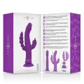 Casanova Rabbit Silikonvibrator Dreifachmotor Lila von Intense Fun