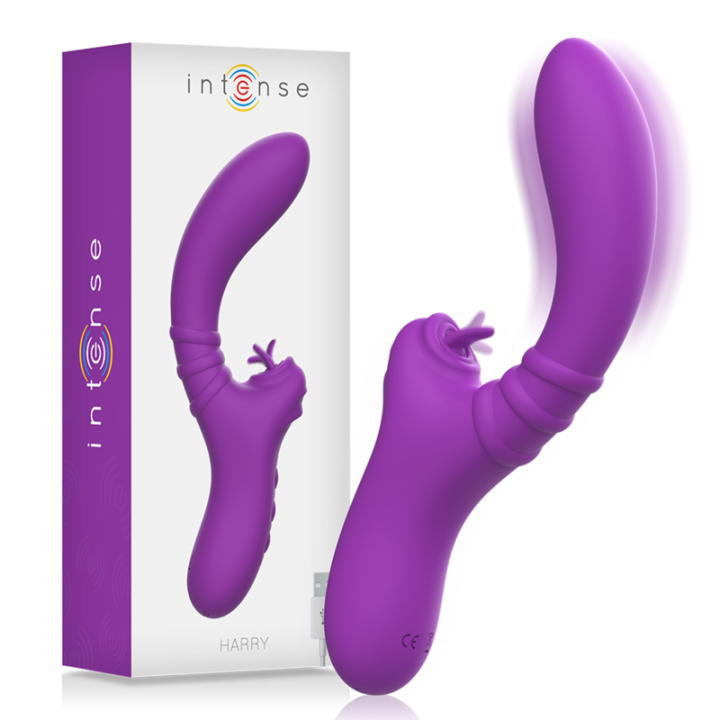 Harry Flexibler Vibrator mit Lila Zunge von Intense Fun | Fesselliebe.de