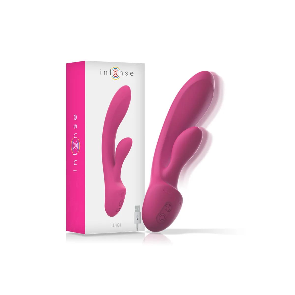 Luigi Rabbit Vibrator Rosa Flüssiges Silikon von Intense Fun | Fesselliebe.de