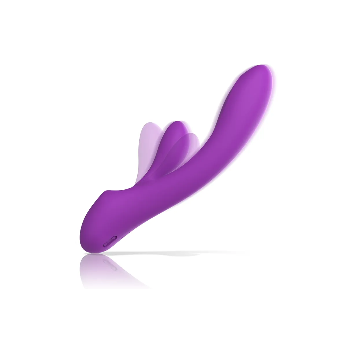 Luigi Rabbit Vibrator Flüssiges Silikon Lila von Intense Fun | Fesselliebe.de