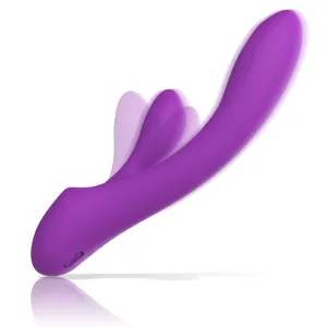 Luigi Rabbit Vibrator Flüssiges Silikon Lila von Intense Fun