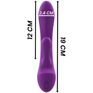 Luigi Rabbit Vibrator Flüssiges Silikon Lila von Intense Fun