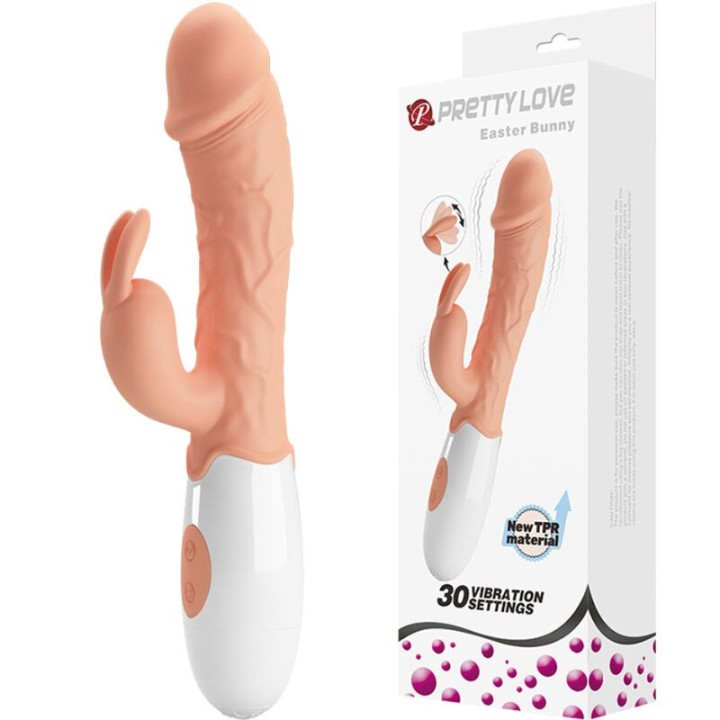 Osterhasen-Vibrator mit Stimulator von Pretty Love | Fesselliebe.de