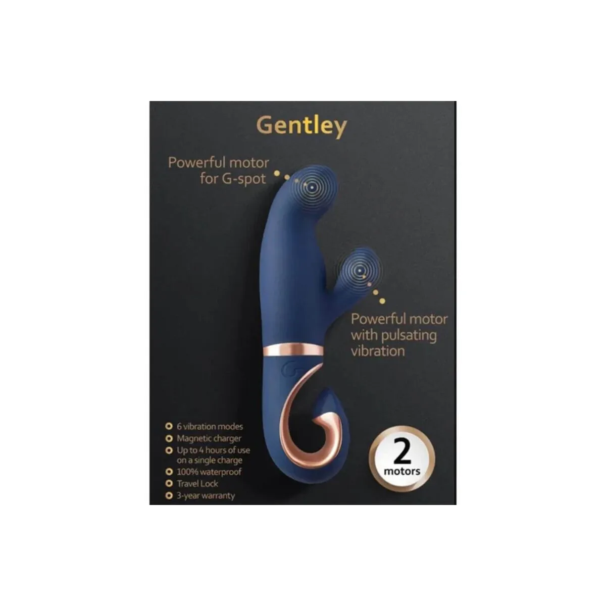 Sanfter G-Spot-Vibe Karibisches Blau von G-Vibe | Fesselliebe.de