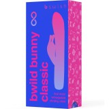 Bwild Bunny Infinite Klassischer wiederaufladbarer Vibrator aus Blauem Silikon von B Swish | Fesselliebe.de