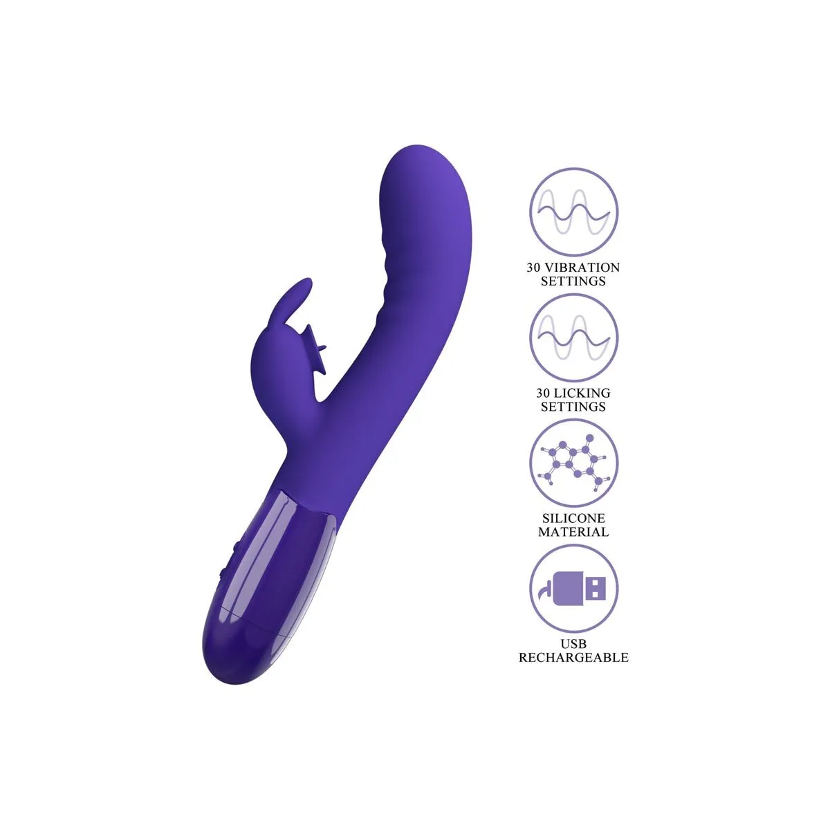 Cerberus Youth Violet Rabbit Vibrator von Pretty Love Youth | Fesselliebe.de