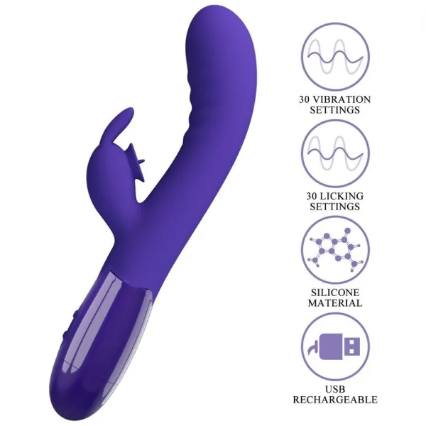Cerberus Youth Violet Rabbit Vibrator von Pretty Love Youth | Fesselliebe.de