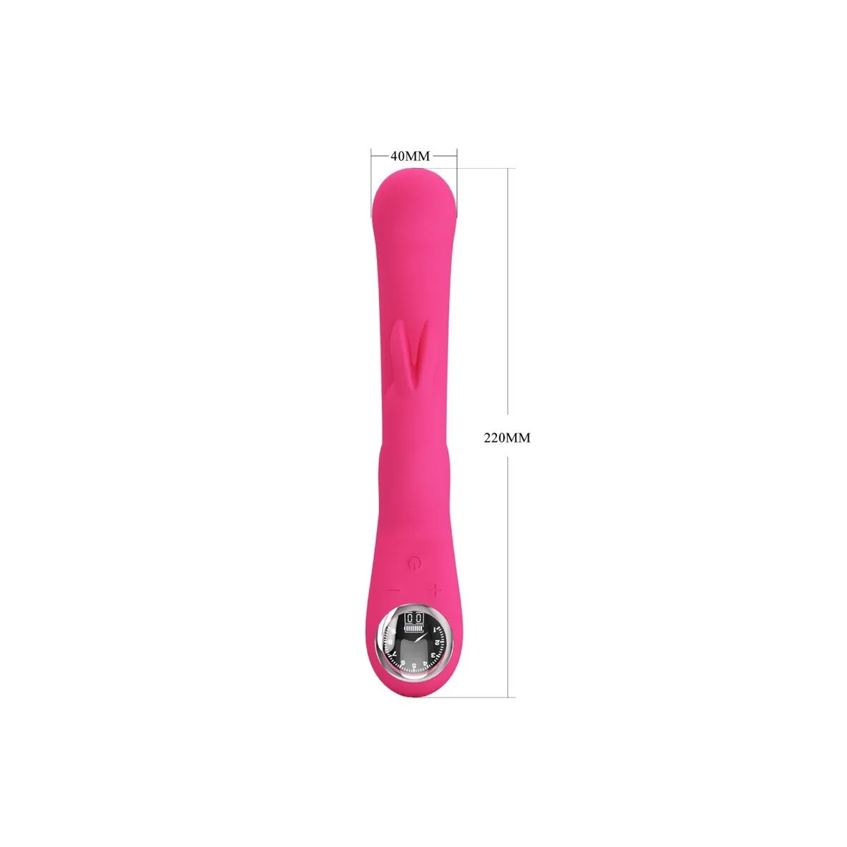Lamar Rabbit Vibrator & Rosa G-Spot von Pretty Love Led | Fesselliebe.de