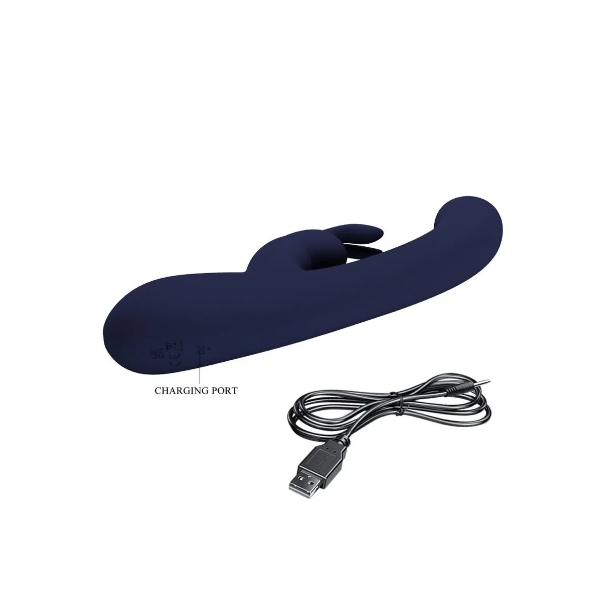 Lamar Rabbit Vibrator & Blauer G-Spot von Pretty Love Led | Fesselliebe.de