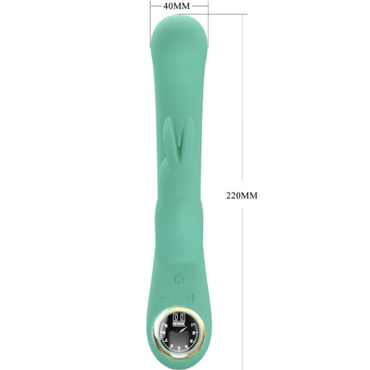 Lamar Rabbit Vibrator & Grüner G-Spot von Pretty Love Led | Fesselliebe.de
