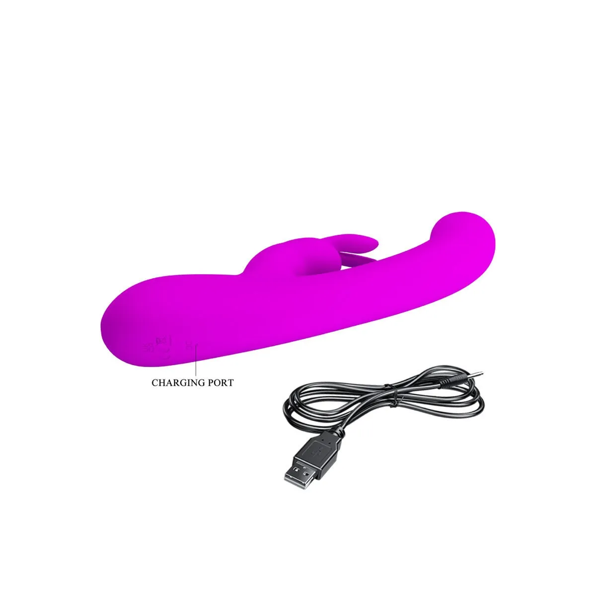 Lamar Rabbit Vibrator & Violetter G-Spot von Pretty Love Flirtation | Fesselliebe.de