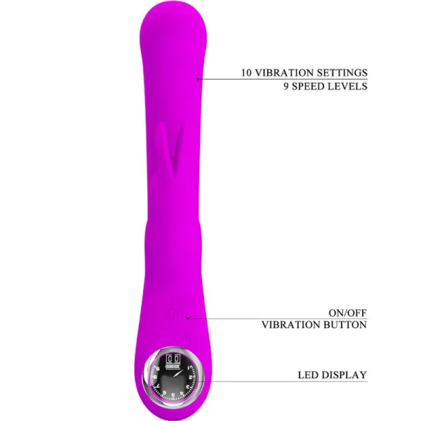 Lamar Rabbit Vibrator & Violetter G-Spot von Pretty Love Flirtation | Fesselliebe.de