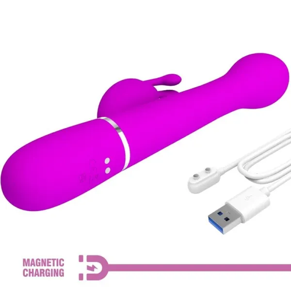 Dejon Rabbit Vibrator 3 In 1 Multifunktionsviolett von Pretty Love Flirtation | Fesselliebe.de