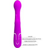 Dejon Rabbit Vibrator 3 In 1 Multifunktionsviolett von Pretty Love Flirtation | Fesselliebe.de