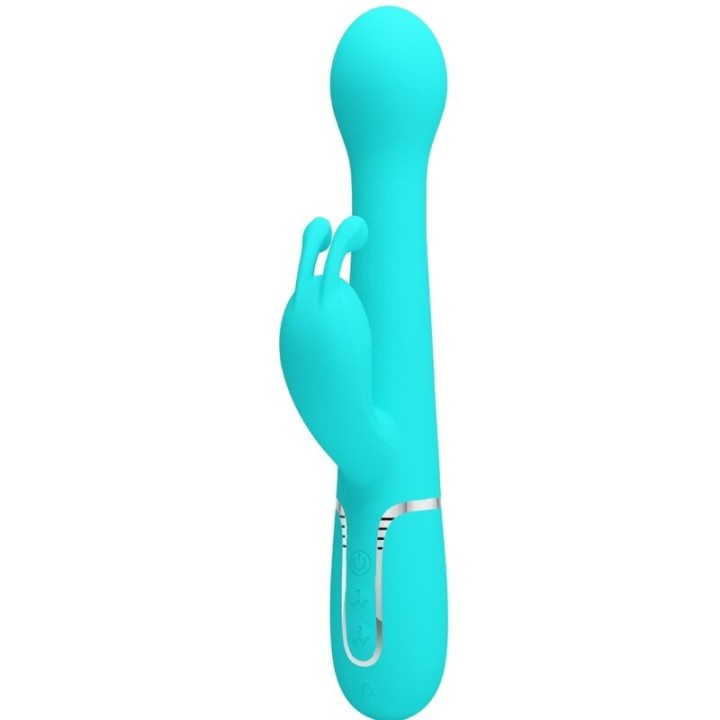 Dejon Rabbit Vibrator 3 In 1 Multifunktions-Aquagrün von Pretty Love Flirtation | Fesselliebe.de