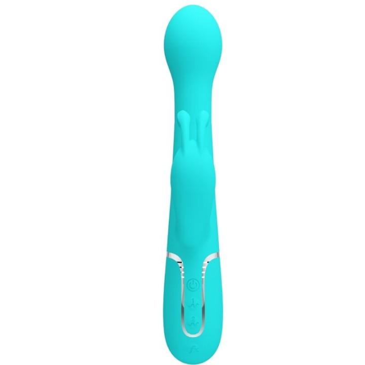 Dejon Rabbit Vibrator 3 In 1 Multifunktions-Aquagrün von Pretty Love Flirtation | Fesselliebe.de