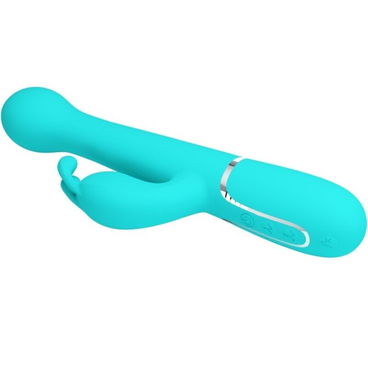 Dejon Rabbit Vibrator 3 In 1 Multifunktions-Aquagrün von Pretty Love Flirtation | Fesselliebe.de
