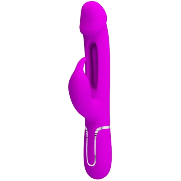 Dejon Rabbit Vibrator 3 In 1 Multifunktions Fucsia von Pretty Love Flirtation | Fesselliebe.de