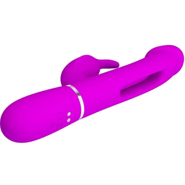 Dejon Rabbit Vibrator 3 In 1 Multifunktions Fucsia von Pretty Love Flirtation | Fesselliebe.de