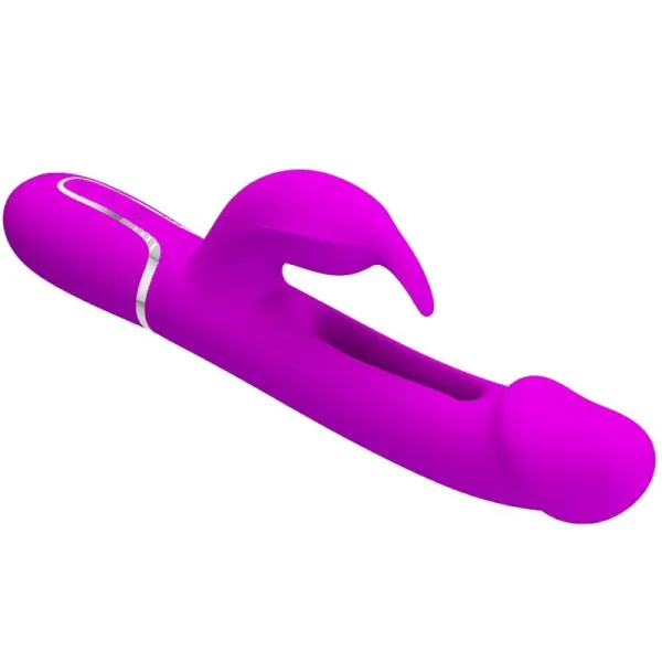 Dejon Rabbit Vibrator 3 In 1 Multifunktions Fucsia von Pretty Love Flirtation | Fesselliebe.de