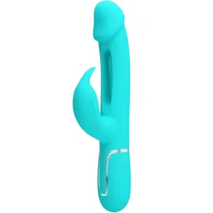 Dejon Rabbit Vibrator 3 In 1 Multifunktions-Aquagrün von Pretty Love Flirtation | Fesselliebe.de