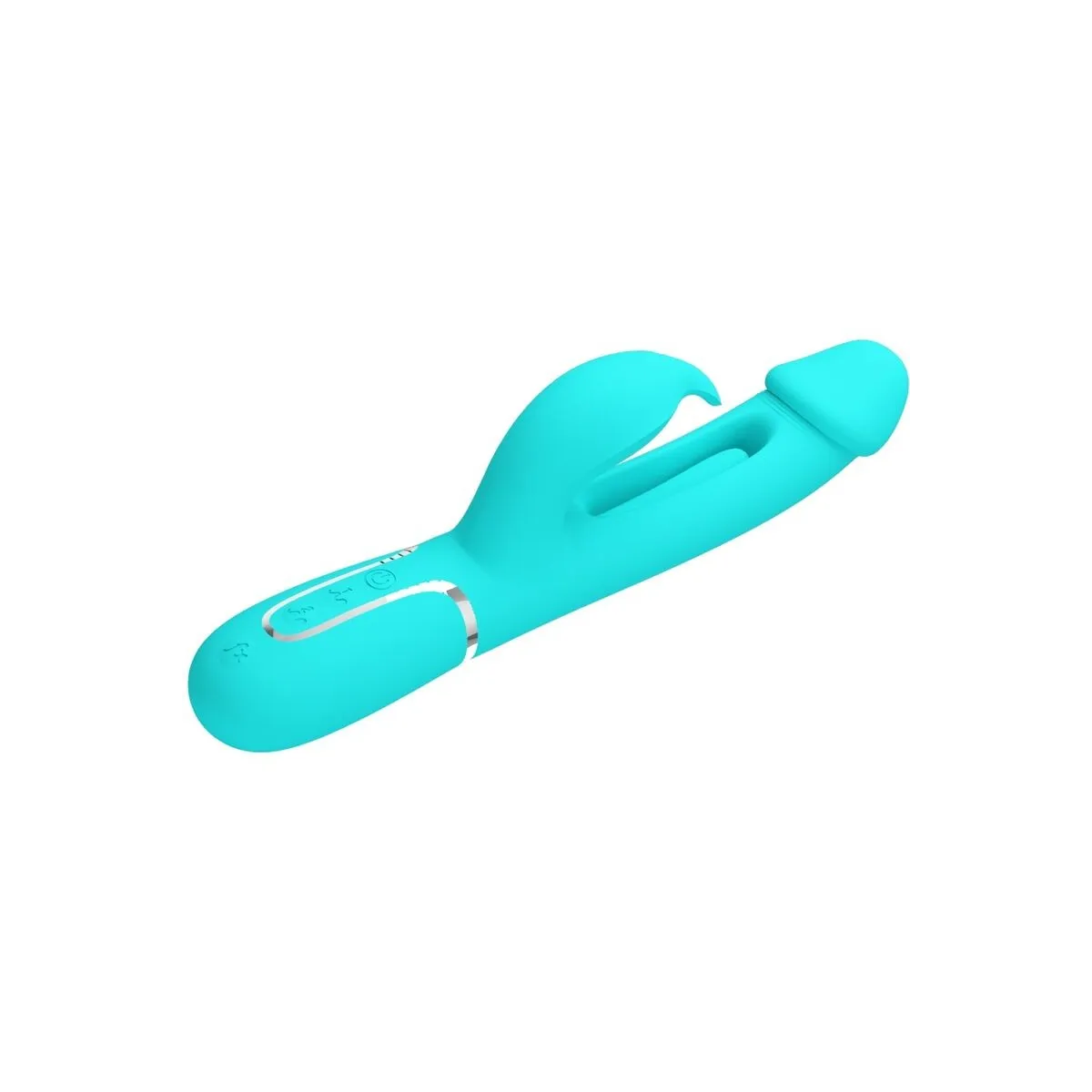 Dejon Rabbit Vibrator 3 In 1 Multifunktions-Aquagrün von Pretty Love Flirtation | Fesselliebe.de