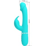 Dejon Rabbit Vibrator 3 In 1 Multifunktions-Aquagrün von Pretty Love Flirtation | Fesselliebe.de
