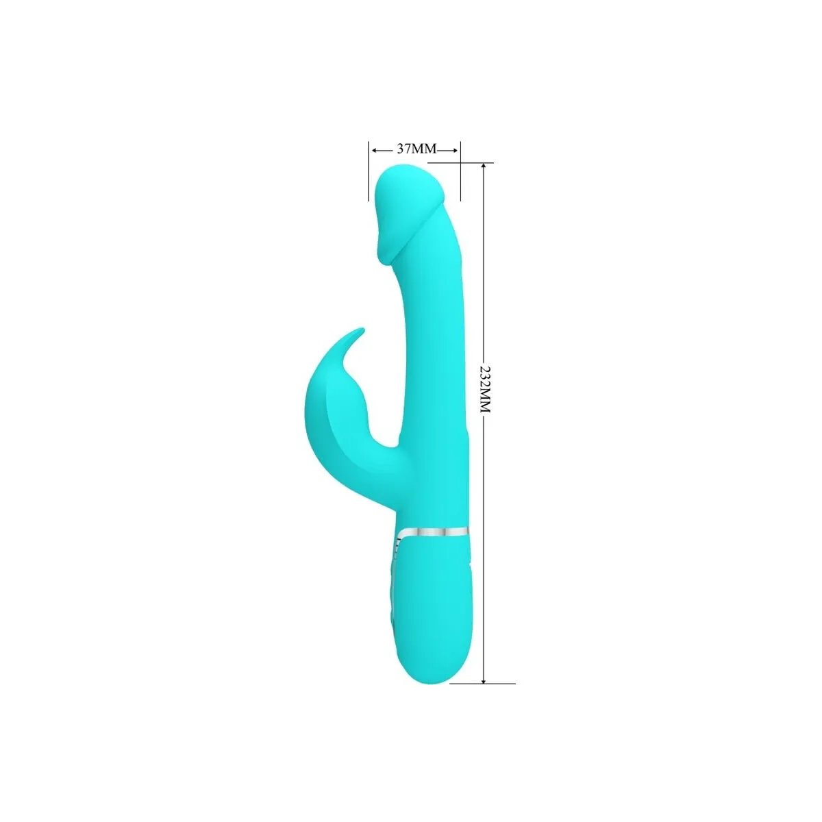 Dejon Rabbit Vibrator 3 In 1 Multifunktions-Aquagrün von Pretty Love Flirtation | Fesselliebe.de