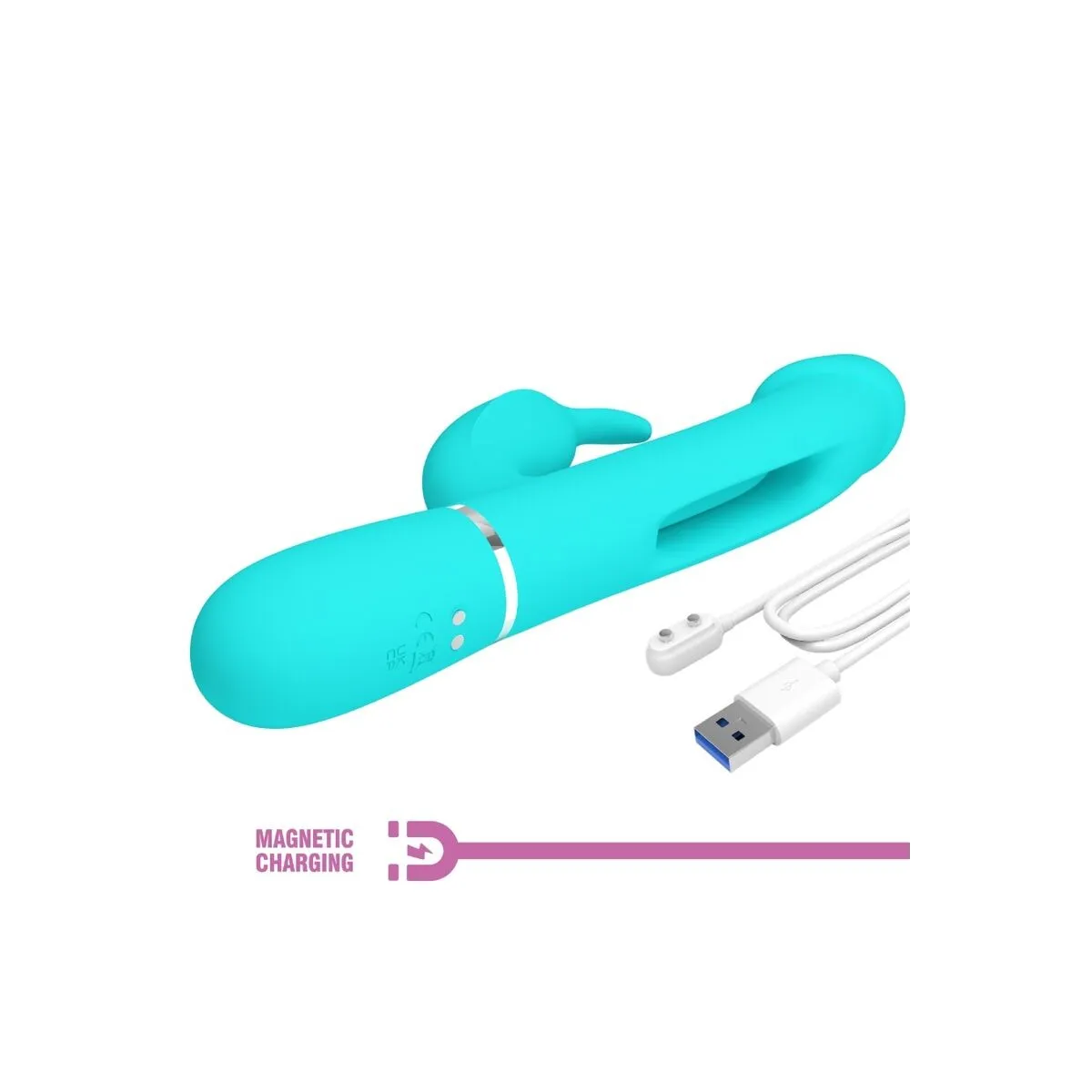Dejon Rabbit Vibrator 3 In 1 Multifunktions-Aquagrün von Pretty Love Flirtation | Fesselliebe.de