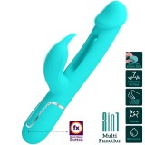 Dejon Rabbit Vibrator 3 In 1 Multifunktions-Aquagrün von Pretty Love Flirtation | Fesselliebe.de
