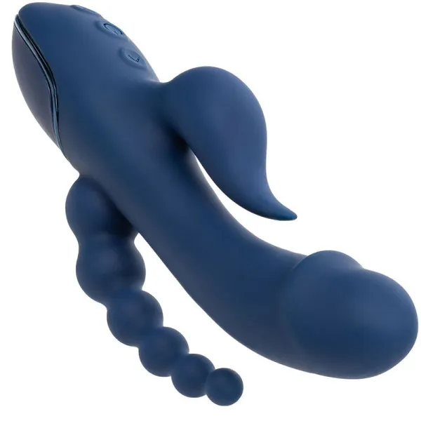 Vibrator Dreifach-Orgasmus Blau von Calexotics | Fesselliebe.de