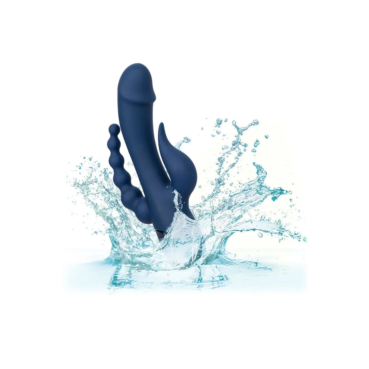 Vibrator Dreifach-Orgasmus Blau von Calexotics | Fesselliebe.de