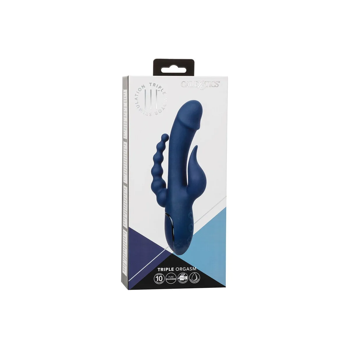 Vibrator Dreifach-Orgasmus Blau von Calexotics | Fesselliebe.de