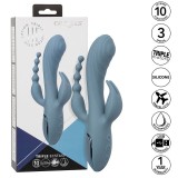 Vibrator Triple Ecstasy Grau von Calexotics | Fesselliebe.de