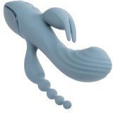 Vibrator Triple Ecstasy Grau von Calexotics | Fesselliebe.de